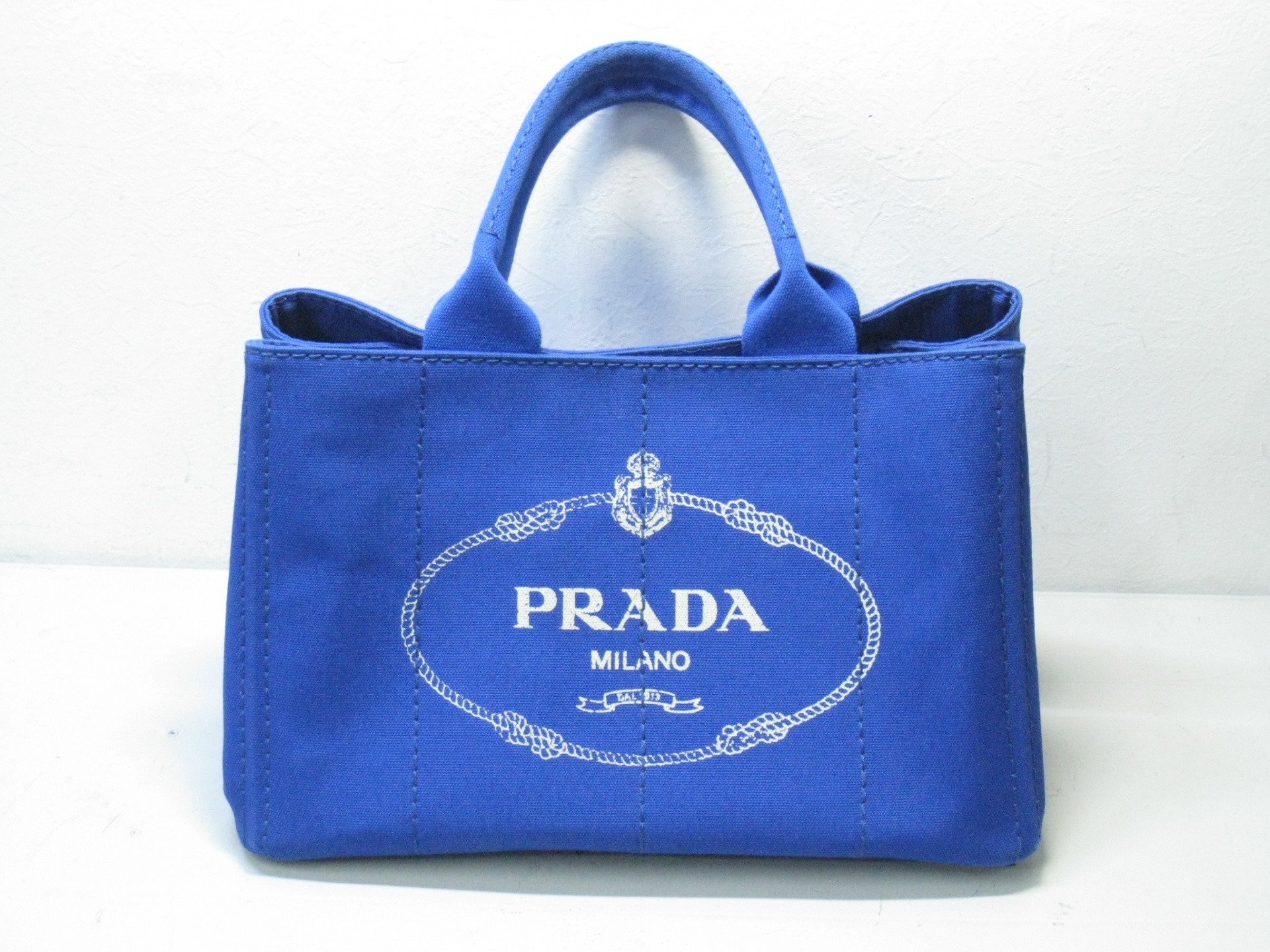 PRADA プラダ カナパM ブルー ブランド品買取強化中 | 香川県高松市の