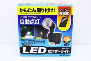 ソーラー式 LED センサーライト SSL-1SS