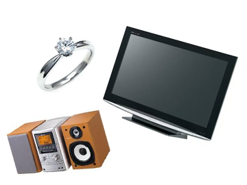 指輪、コンポ、テレビ 指輪、コンポ、テレビ
